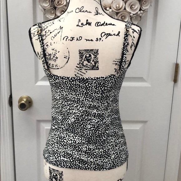 DONATED!! La Blanca swim tankini top black & white - Picture 4 of 5